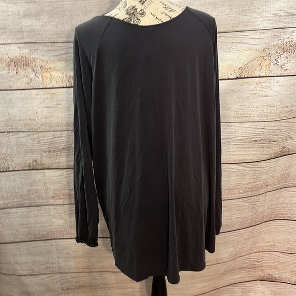 Torrid Top Surplice Plunge Strappy Faux Wrap NWT Gray Torrid Size 2 = 2X - Picture 6 of 11